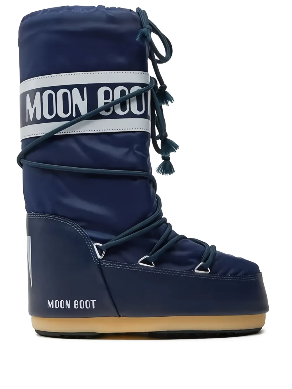 

Ботинки с кулиской и логотипом Moon Boot, синий