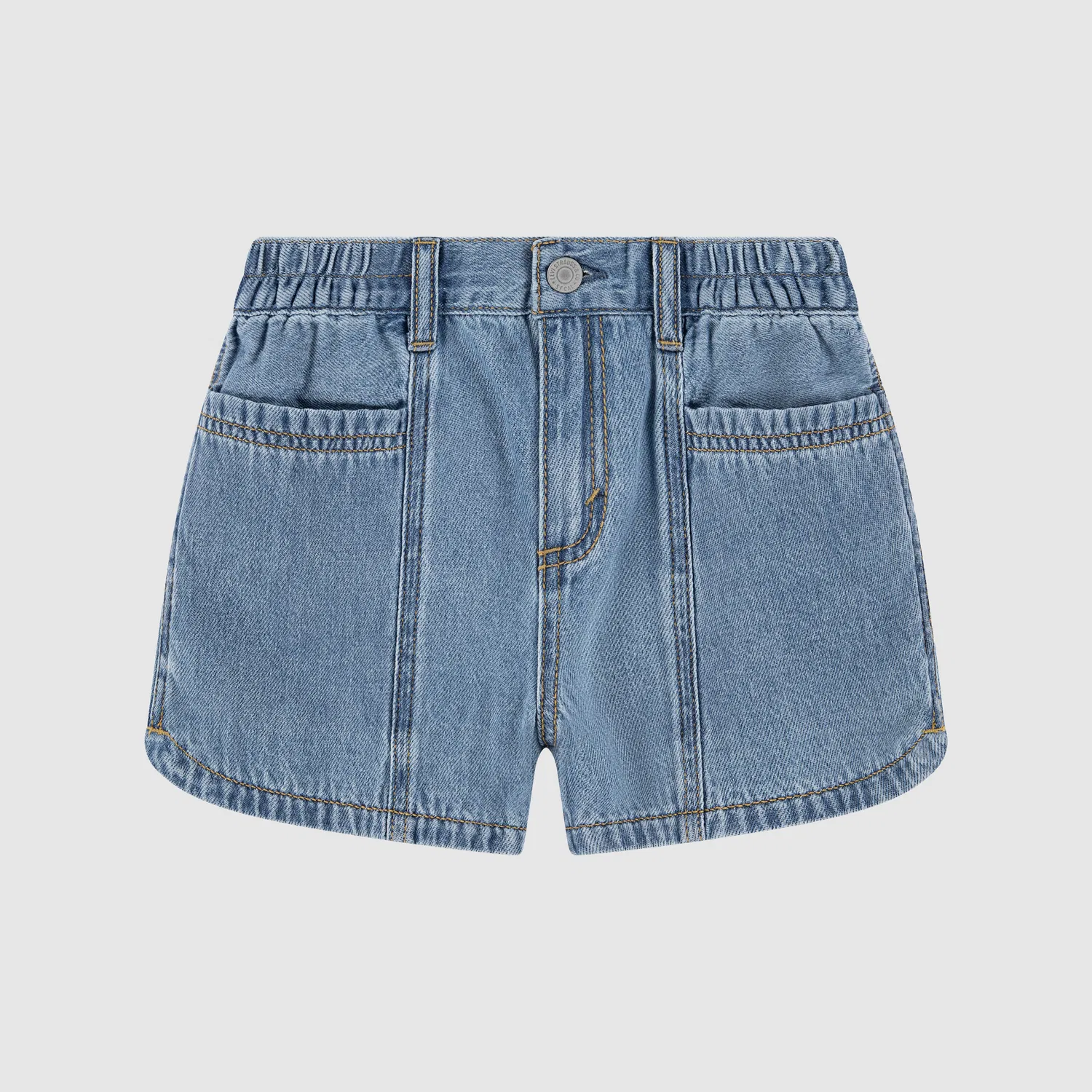 Джинсовые шорты "Дельфин" для девочек 7-16 лет Levi's, Medium Wash
