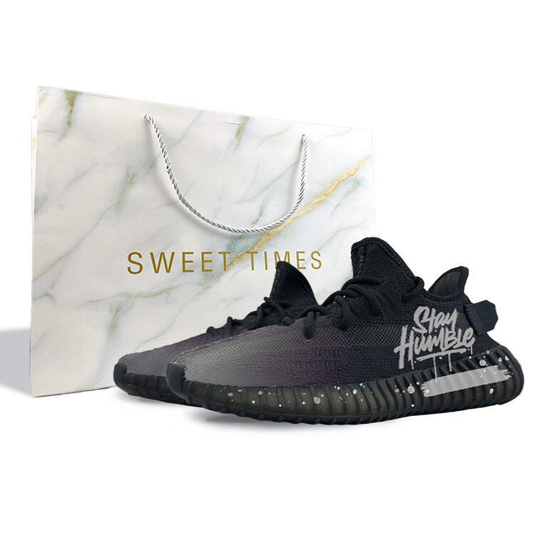 

Кроссовки adidas originals Yeezy Boost 350 V2 Lifestyle Shoes Unisex Low-top, черный