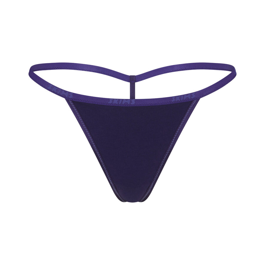 

Стринг-стринги SKIMS Cotton Logo, цвет Concord