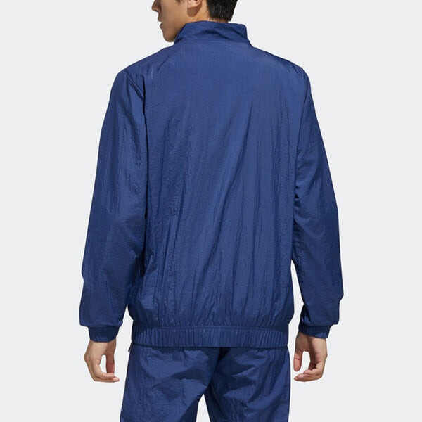 Куртка Adidas Men's Favorites Track Top Water Resistant, синий — фото 4