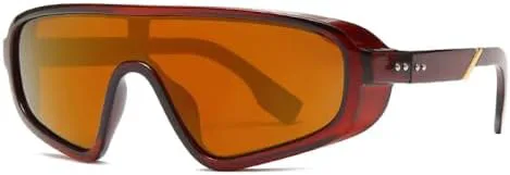 

Винтажные панк-очки 2027 года, солнцезащитные очки для мужчин и женщин, модные цельные ретро-очки, солнцезащитные очки с защитой от УФ-излучения UV400 MTZJH, C3