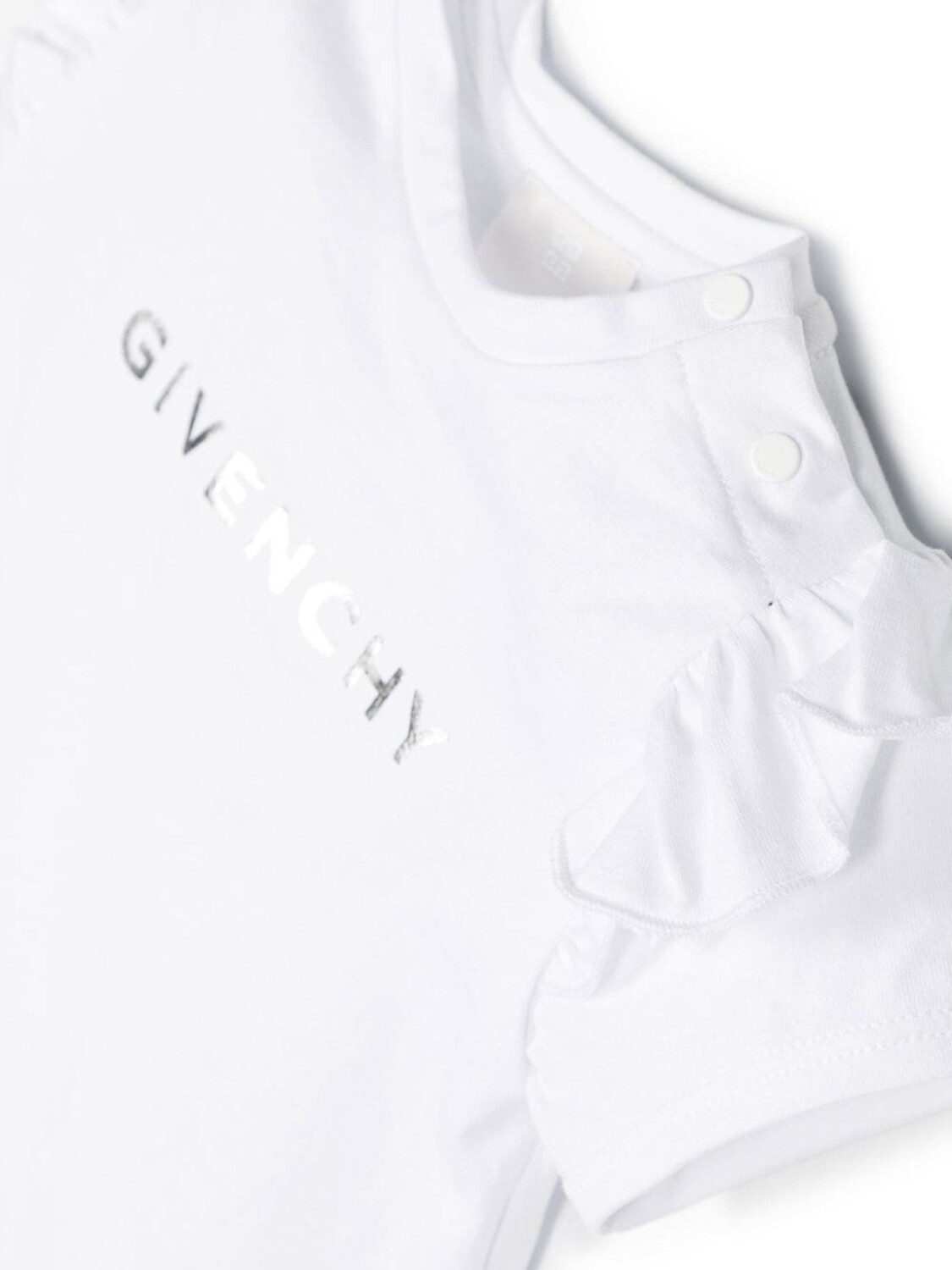 Givenchy Kids футболка с логотипом, белый — фото 3