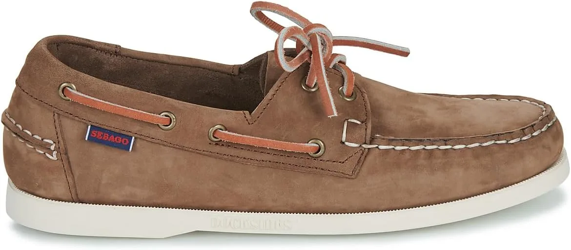 Высококачественные мужские ботинки Sebago Docksides Portland, коричневый — фото 3
