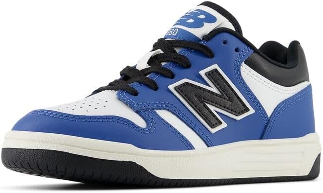 

Детские кроссовки New Balance 480 V1 на шнуровке для мальчиков, белый/синий
