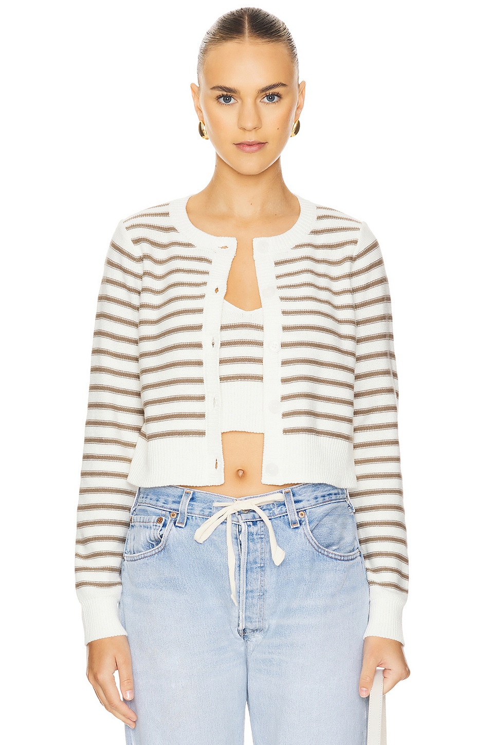 

Кардиган обри Stitches & Stripes, цвет chalk combo