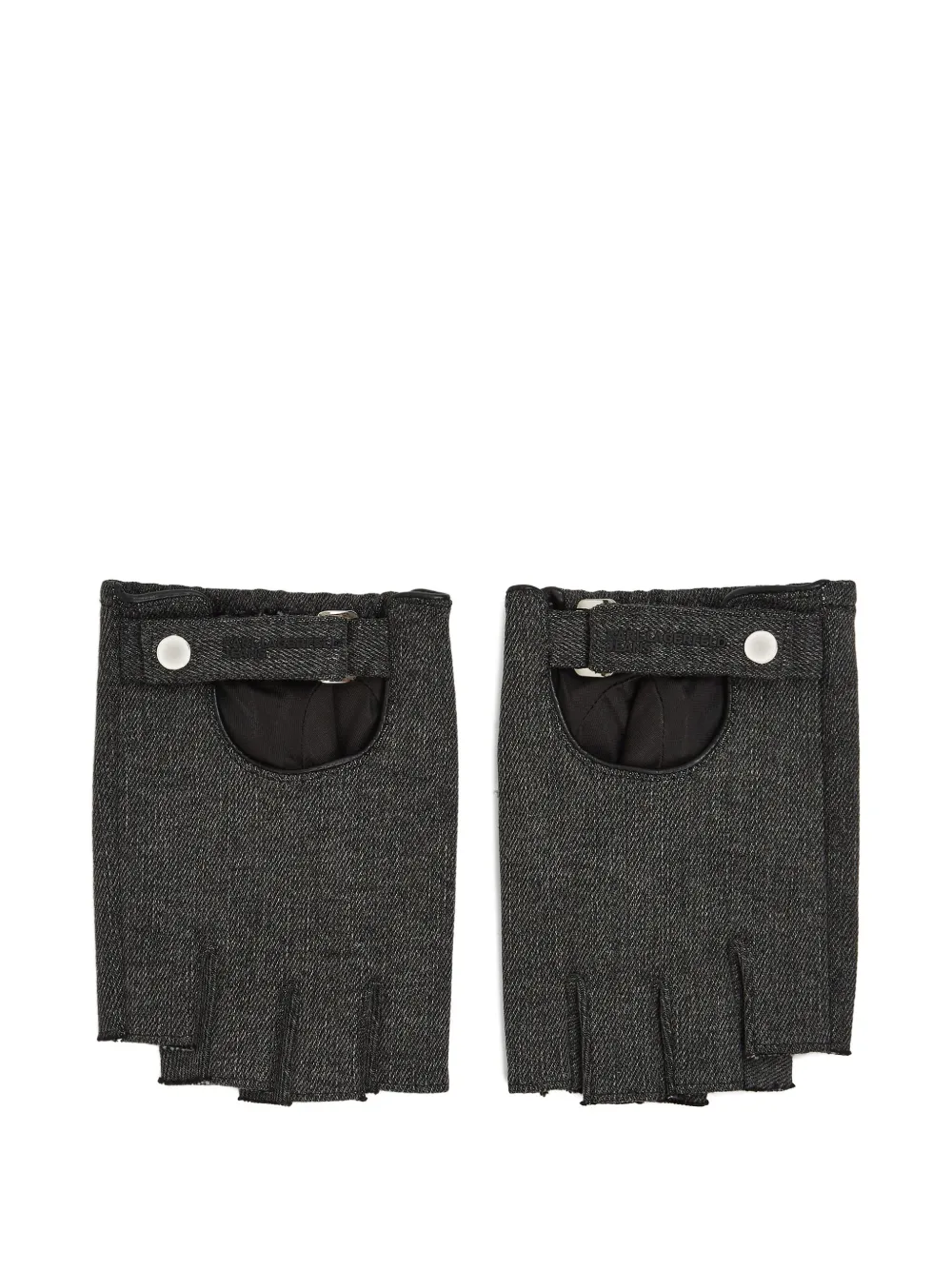 

Джинсовые перчатки-митенки Karl Lagerfeld Jeans, черный