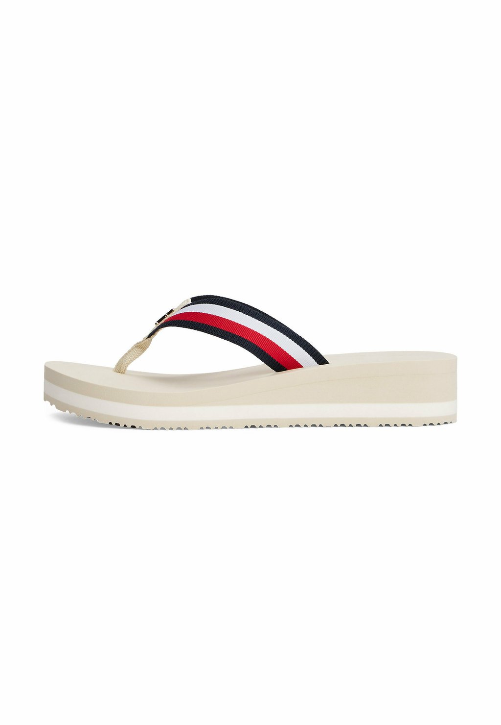 Сандалии с Т-образной застежкой SIGNATURE - Pool shoes Tommy Hilfiger, красный