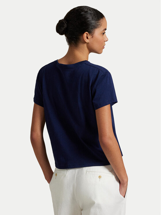 Футболка обычного кроя 211965108001 Polo Ralph Lauren, синий — фото 3