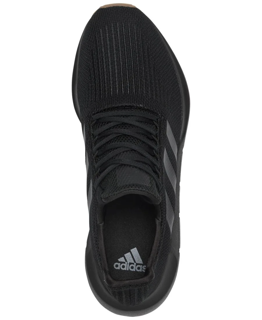 Мужские повседневные кроссовки Swift Run от Finish Line Adidas, черный/gum — фото 3