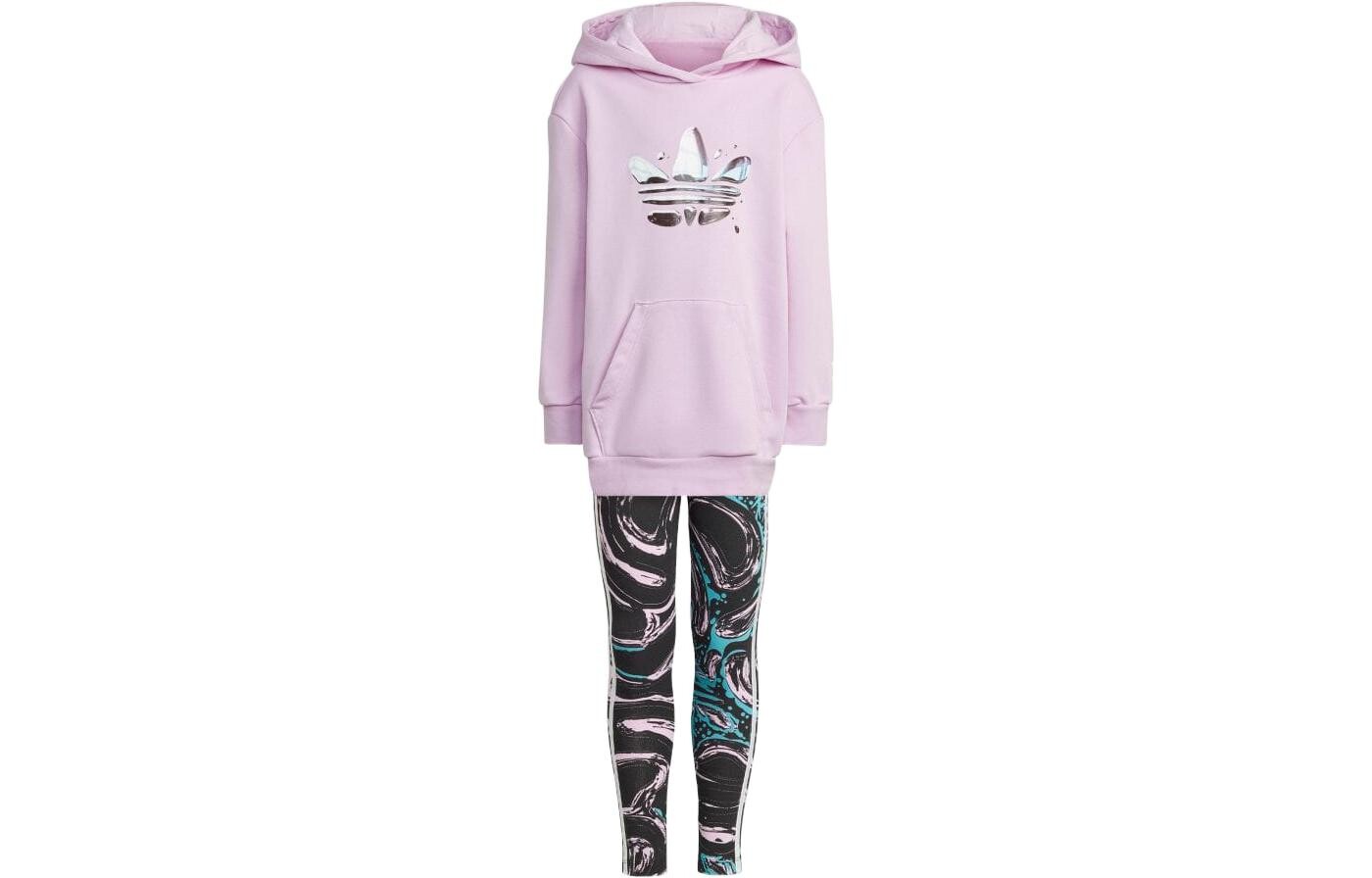

Детская повседневная спортивная одежда Adidas Originals, черный
