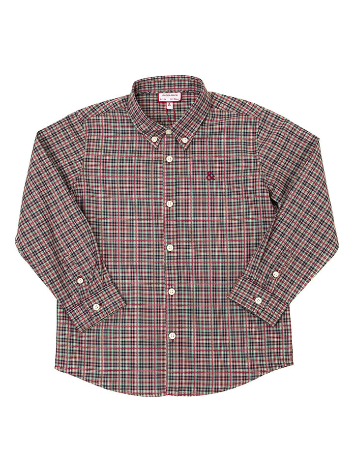 

Neck & neck Рубашка красно-темно-синего цвета