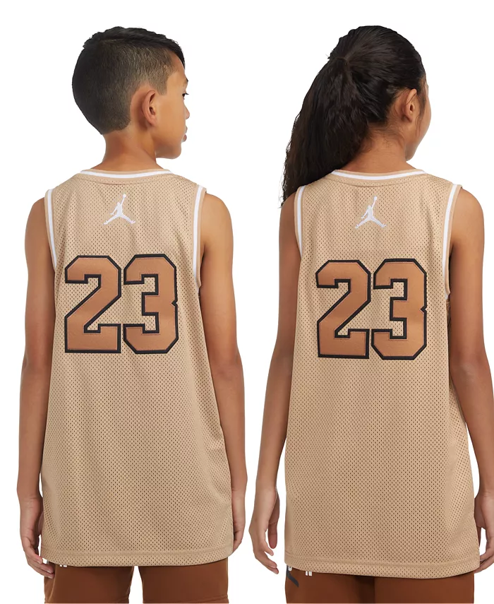 

Футболка без рукавов Big Boys 23 Jersey Jordan, коричневый/бежевый
