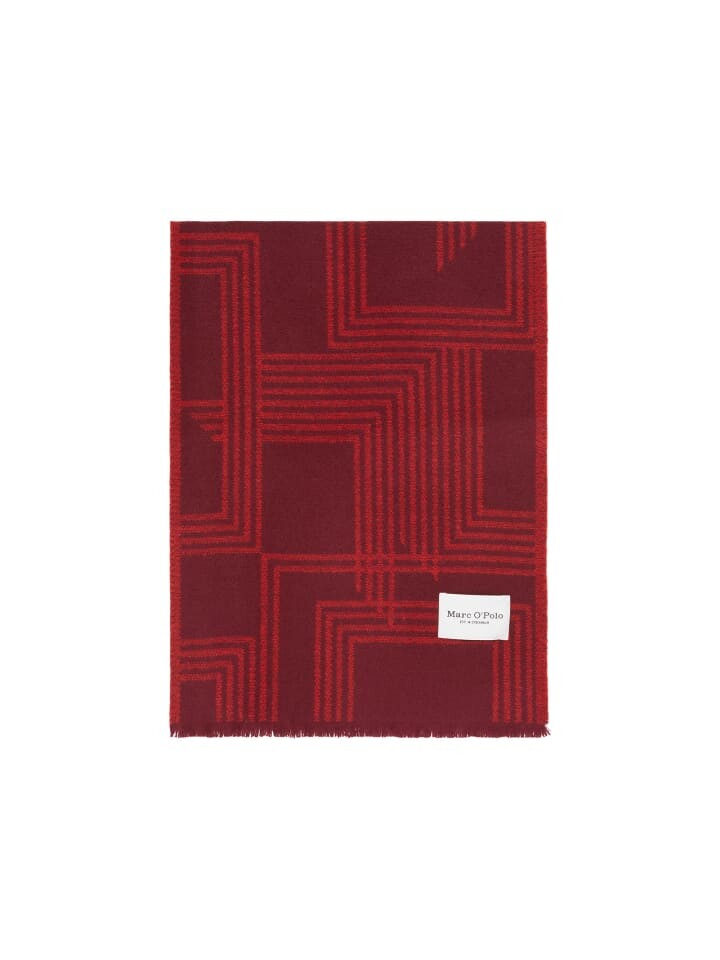 

Шарф Marc O'Polo Softer, цвет multi/deep ruby