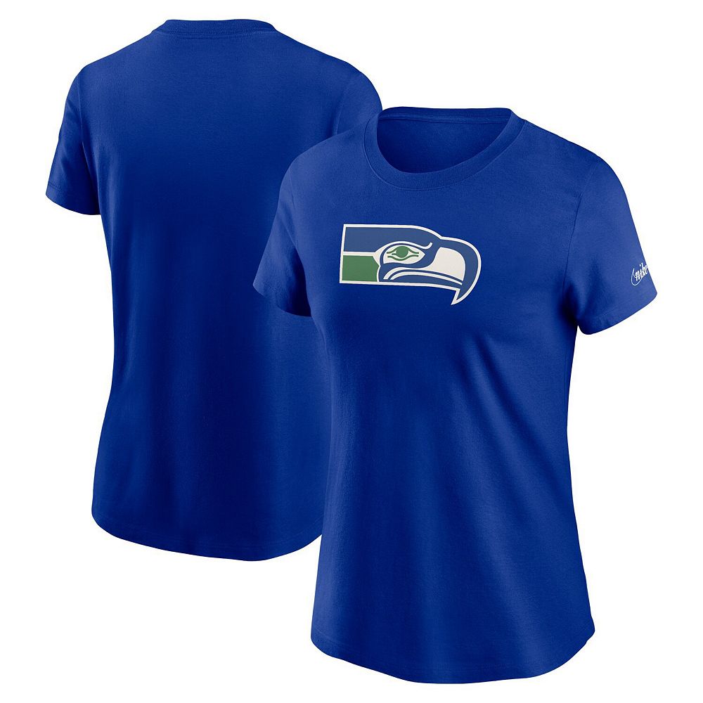 

Женская футболка с логотипом Nike Royal Seattle Seahawks Primary, цвет Sea Blue