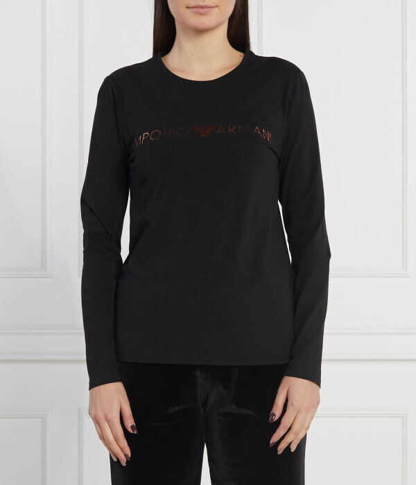 

Верх пижамы Emporio Armani Regular Fit, черный