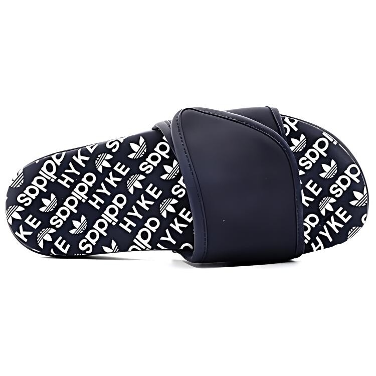 Вьетнамки Hyke X Adilette мужские синие/белые Adidas Originals — фото 3