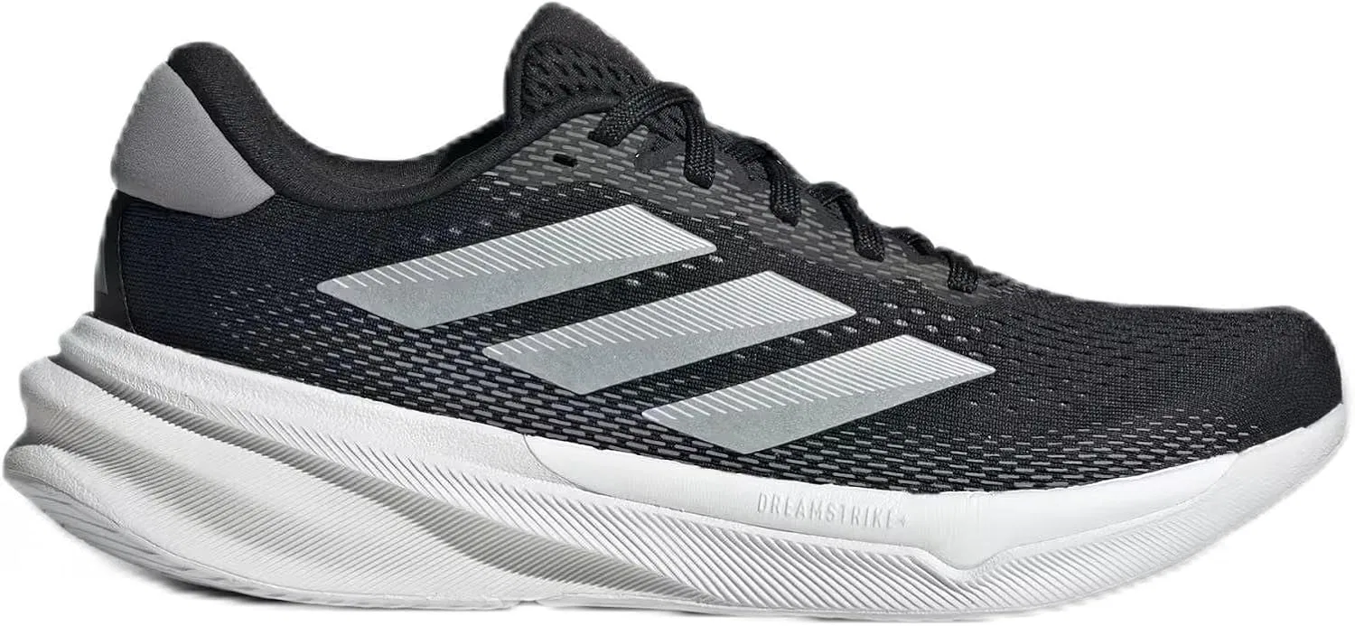 Женские беговые кроссовки Adidas Supernova, цвет черный/белый/серый