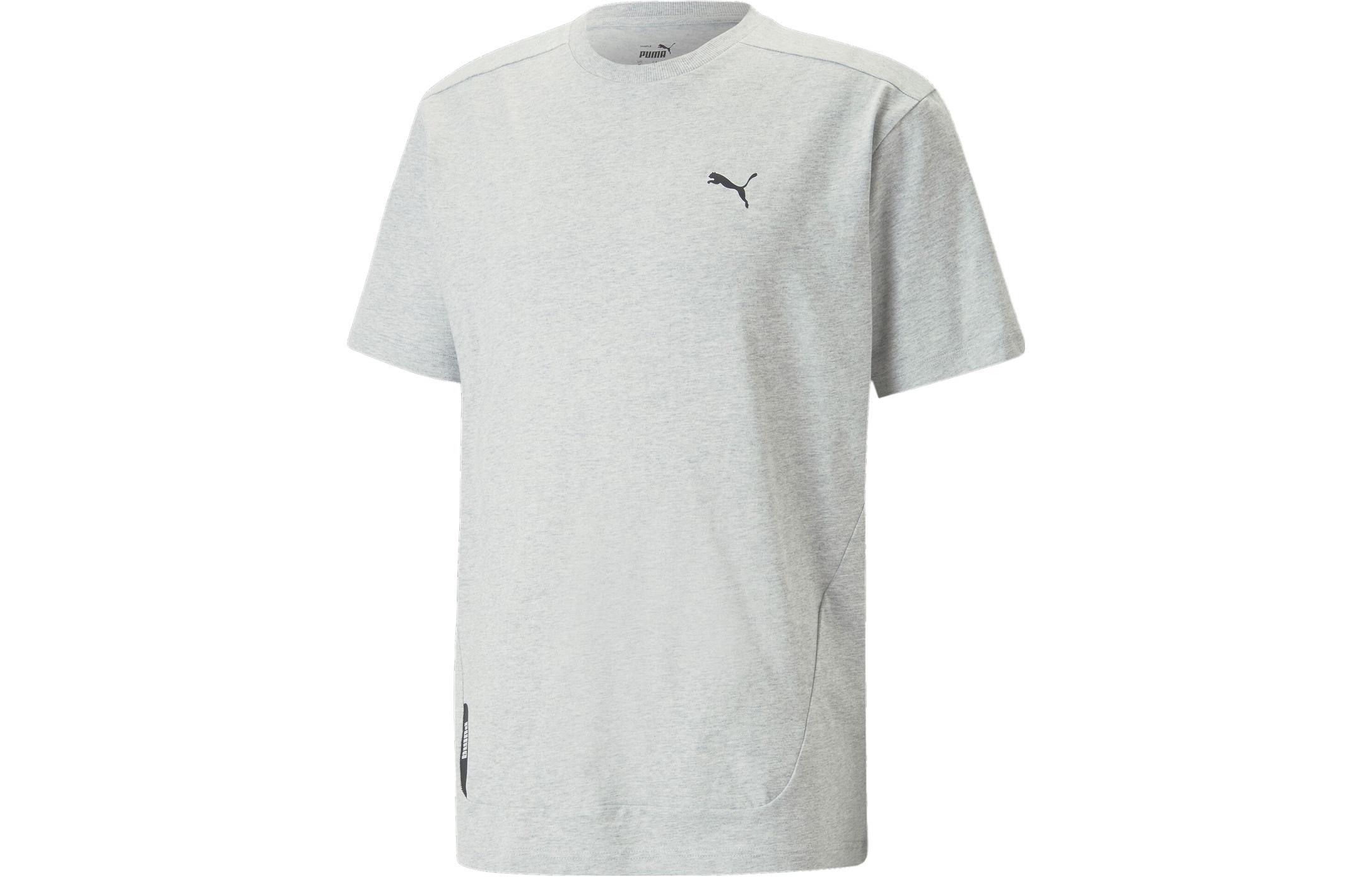 

Футболка мужская светло-серая PUMA, Light Mixed Gray