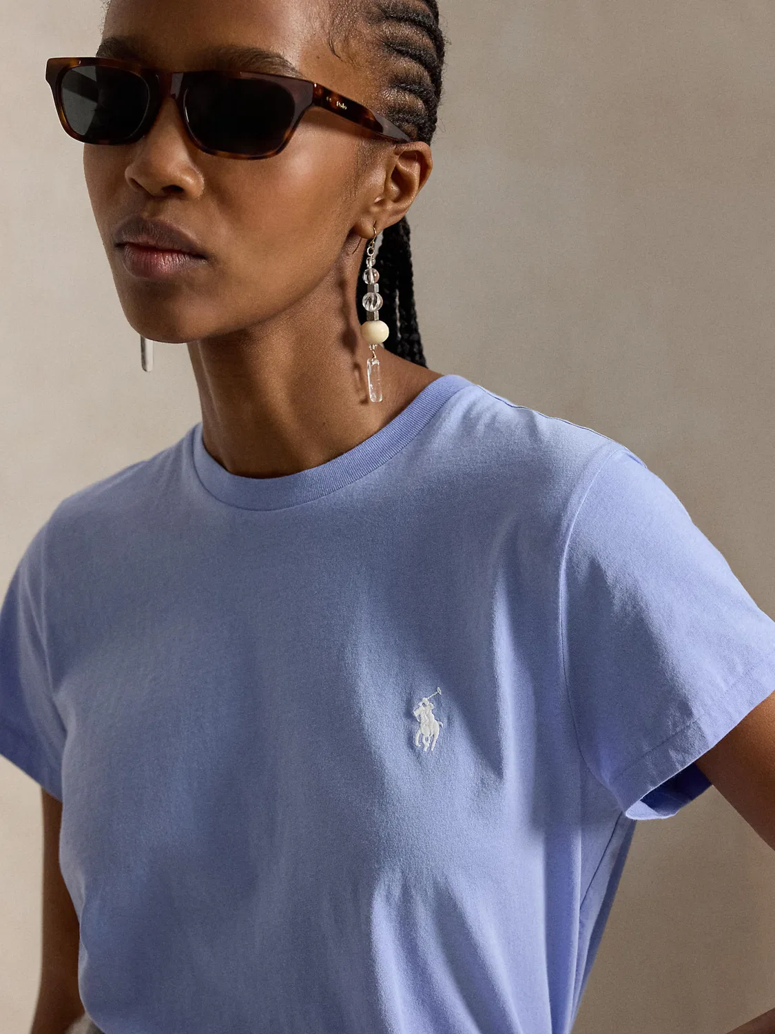 Рубашка Polo Ralph Lauren светло-голубого цвета — фото 2