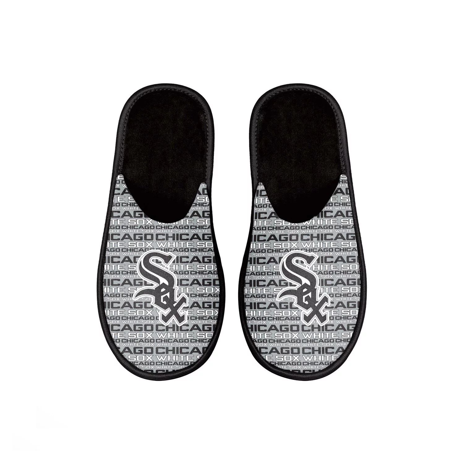 

Молодежные шлепанцы с надписью FOCO Chicago White Sox Scuff Unbranded