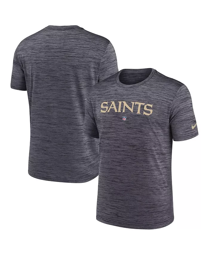 

Мужская черная футболка New Orleans Saints Velocity Performance Nike