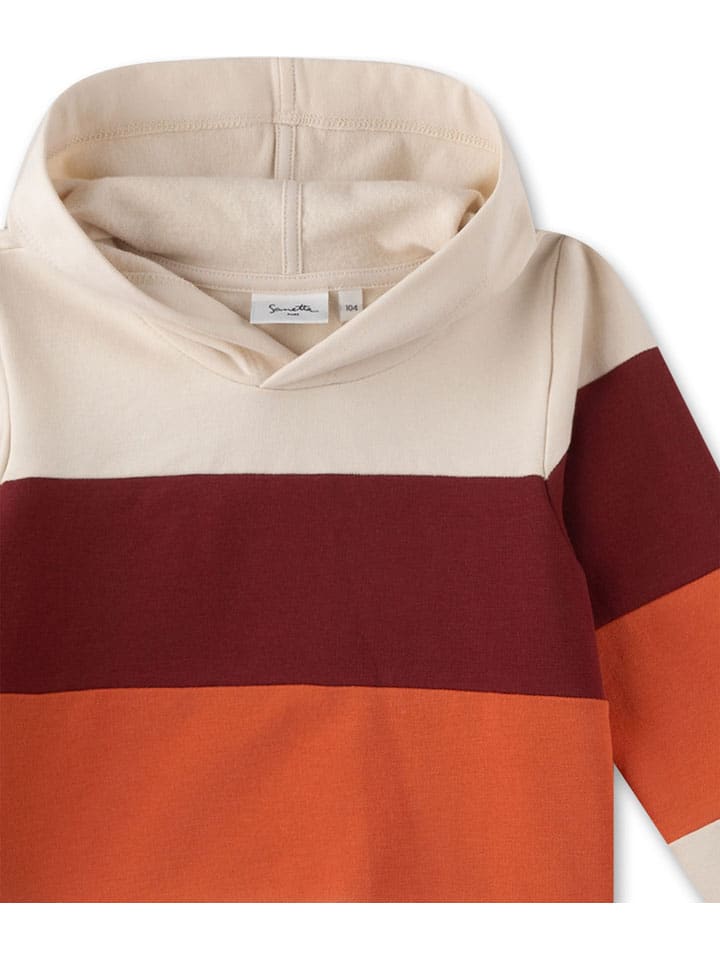 Sanetta Kidswear Худи бежево-оранжевого цвета — фото 3