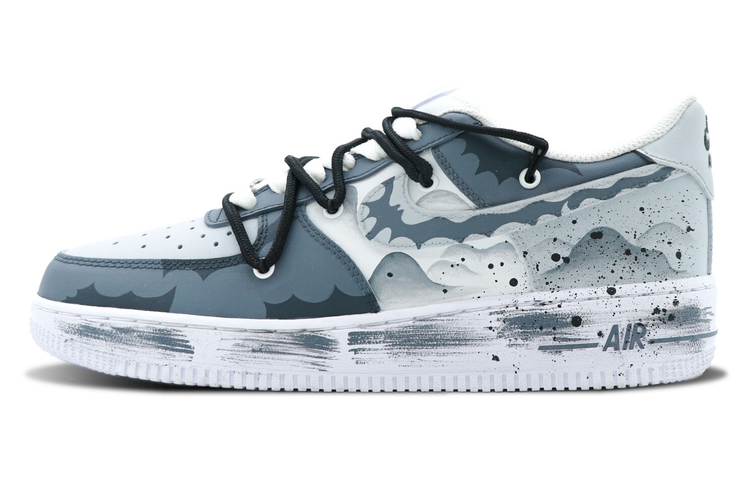 

Кроссовки Nike Air Force 1 Skateboarding Shoes Men Low-top White/Gray, белый