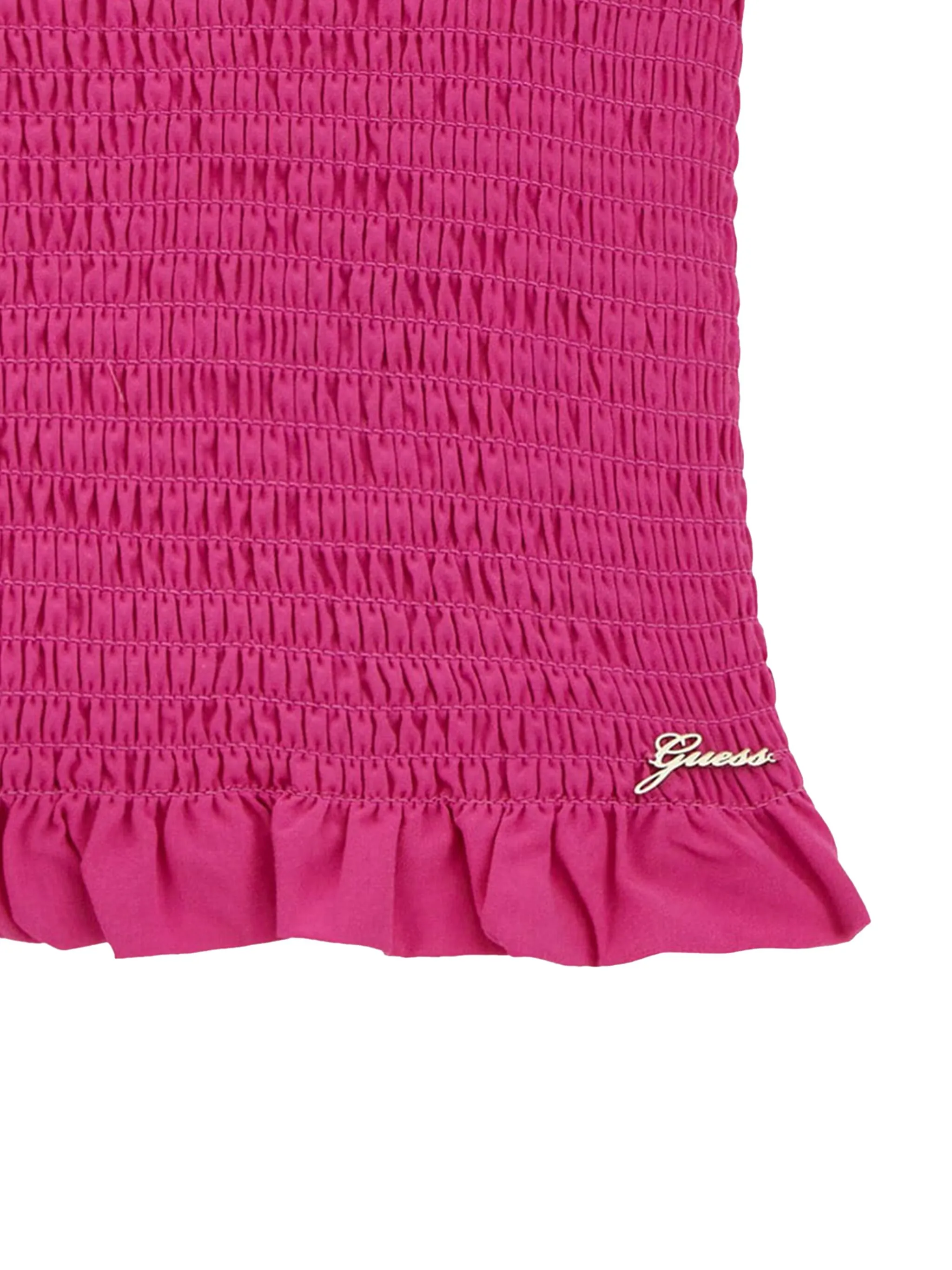 Топ со сборками Guess Kids, розовый — фото 3