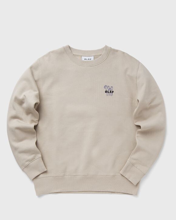 

Свитер Ølåf Flower Poster Crewneck, цвет cement