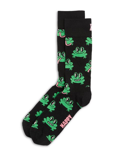 

Носки с лягушками Happy Socks, цвет Black