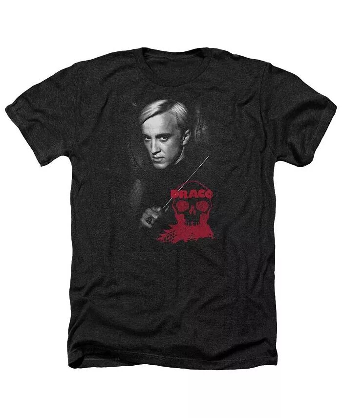 

Мужская футболка Draco Portrait Adult Heather Harry Potter, черный