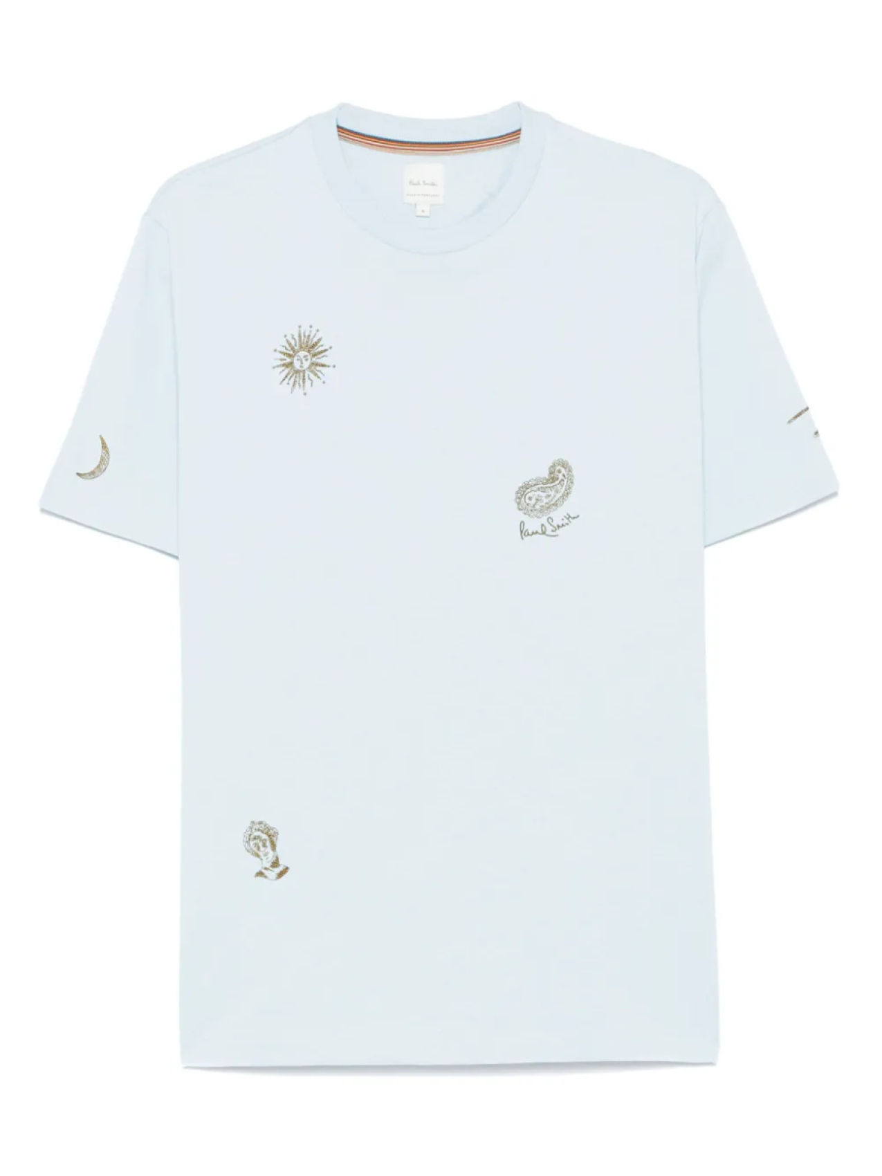 

Футболка с вышивкой Paul Smith, синий