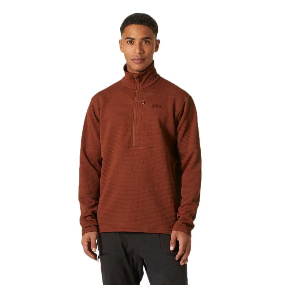 

Толстовка Helly Hansen Evolved Air half zip, коричневый
