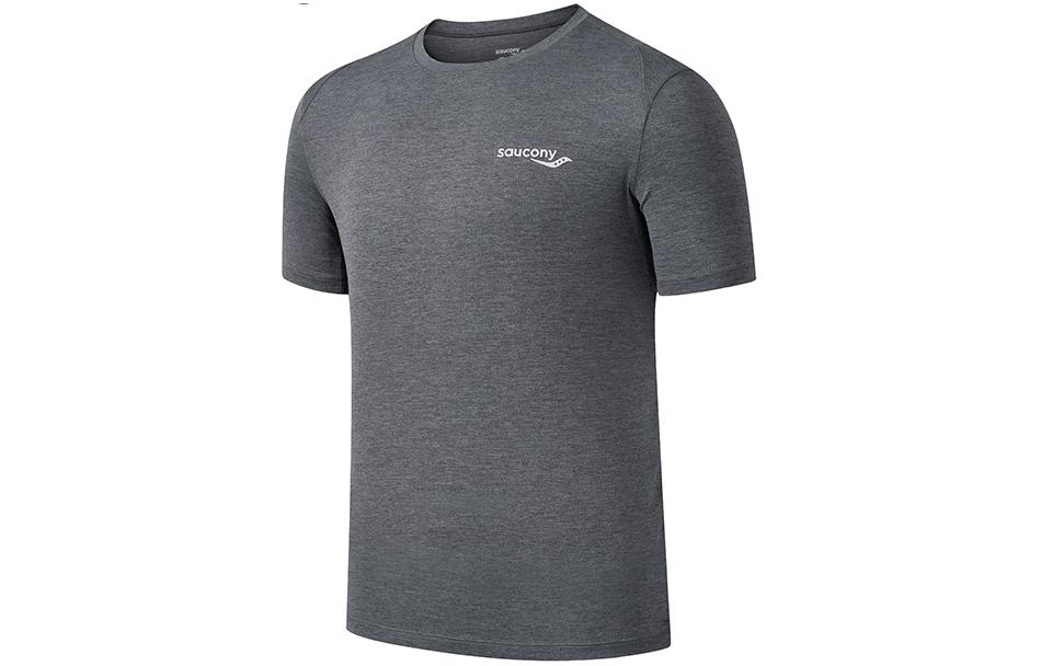 

Футболка мужская Saucony, розовая белая