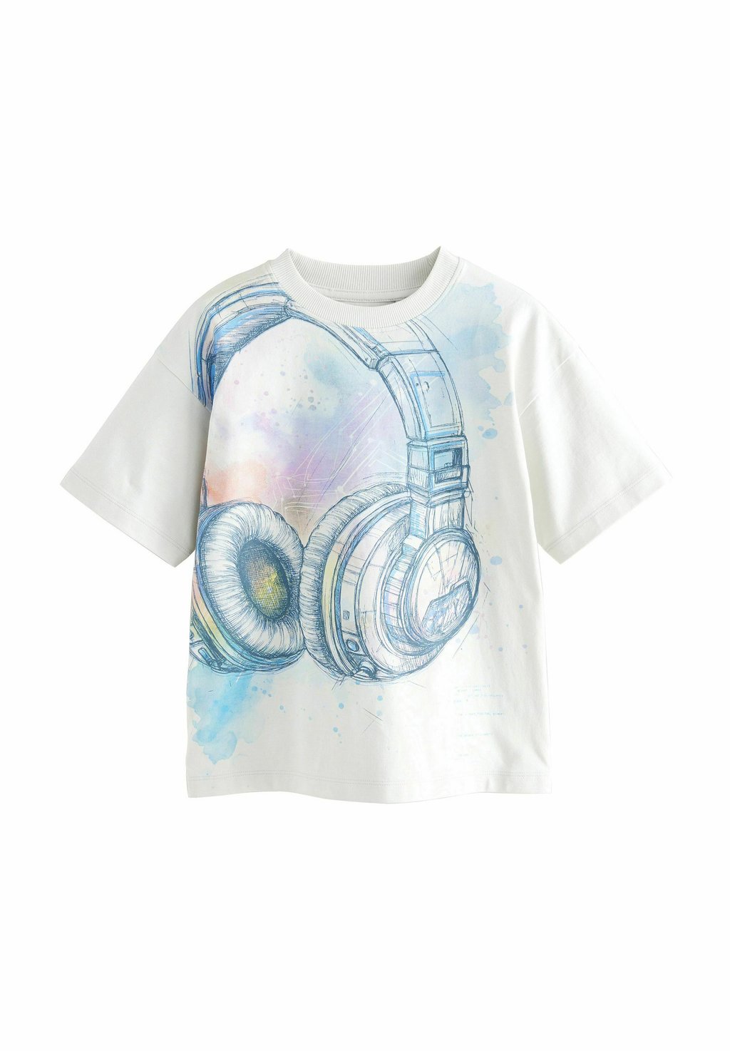 

Футболка с принтом SHORT SLEEVE GRAPHIC STANDARD Next, белый