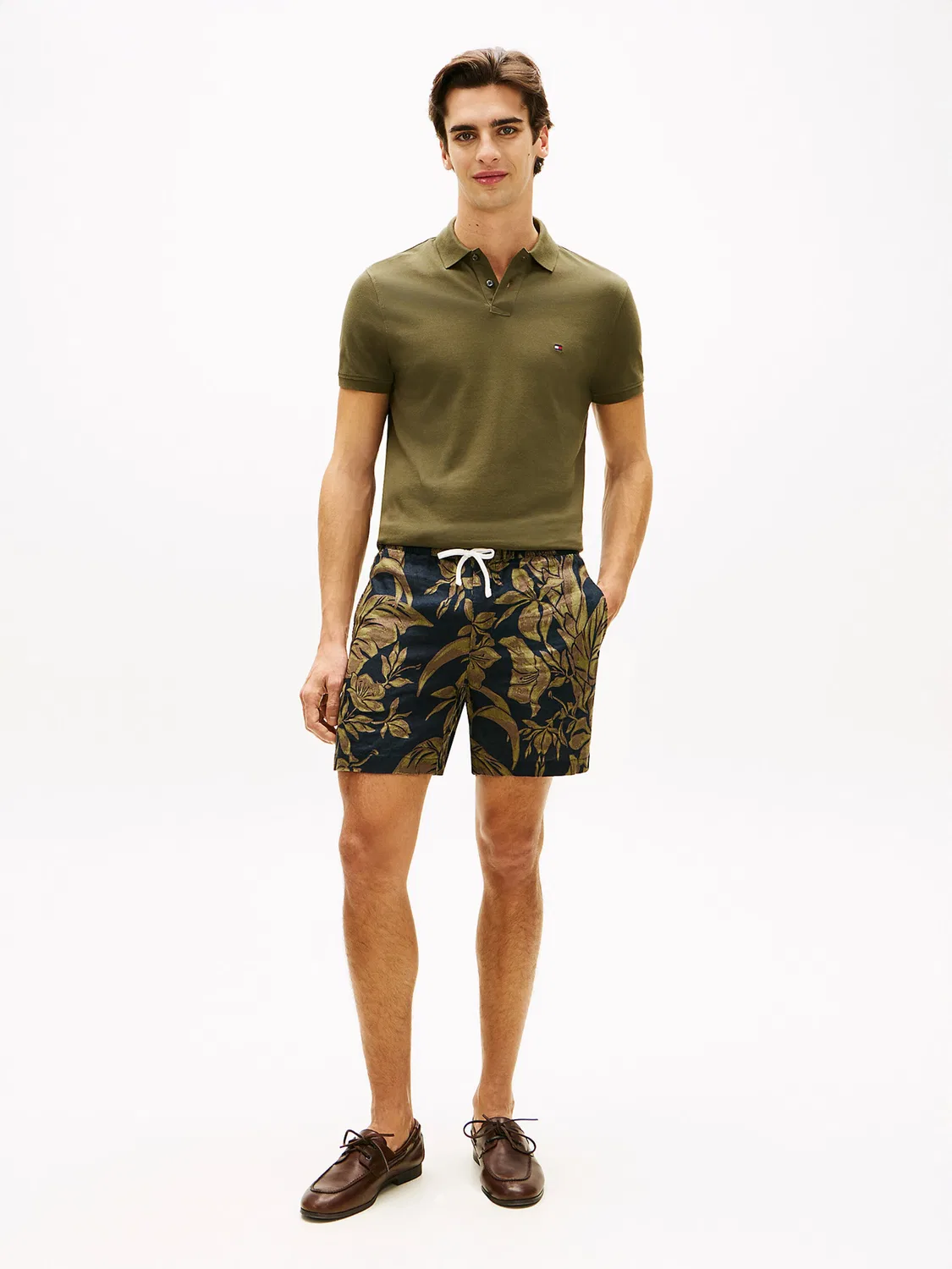 Классические брюки-чиносы 'Dover Pure' Tommy Hilfiger, Marine Blue/Mustard — фото 3