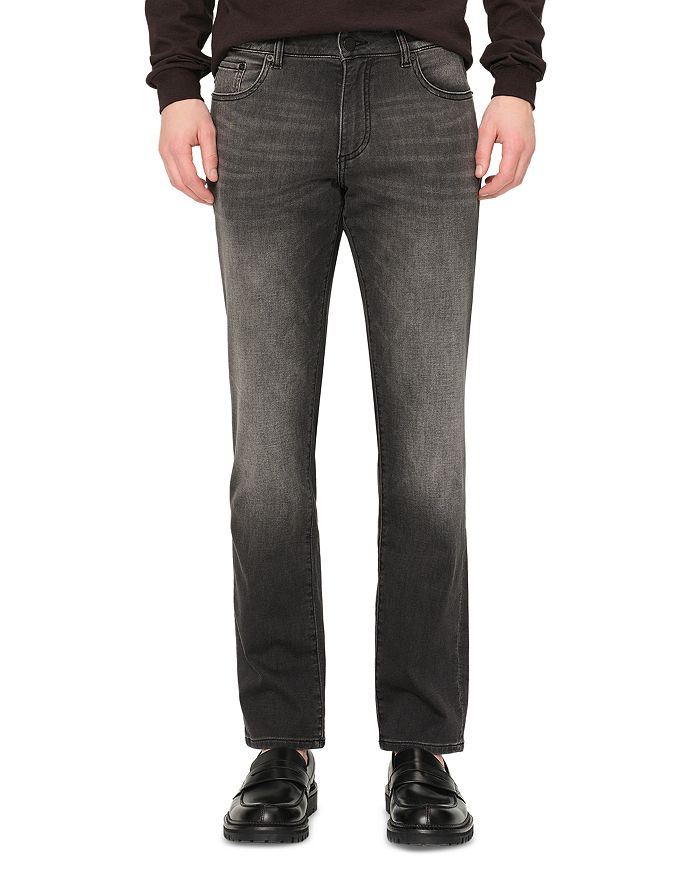 

Ник Ультратонкие джинсы слэм-фит из трикотажа в цвете washed black DL1961, Джинсы Nick Slim Fit Ultimate Knit в цвете «выбеленный черный» DL1961
