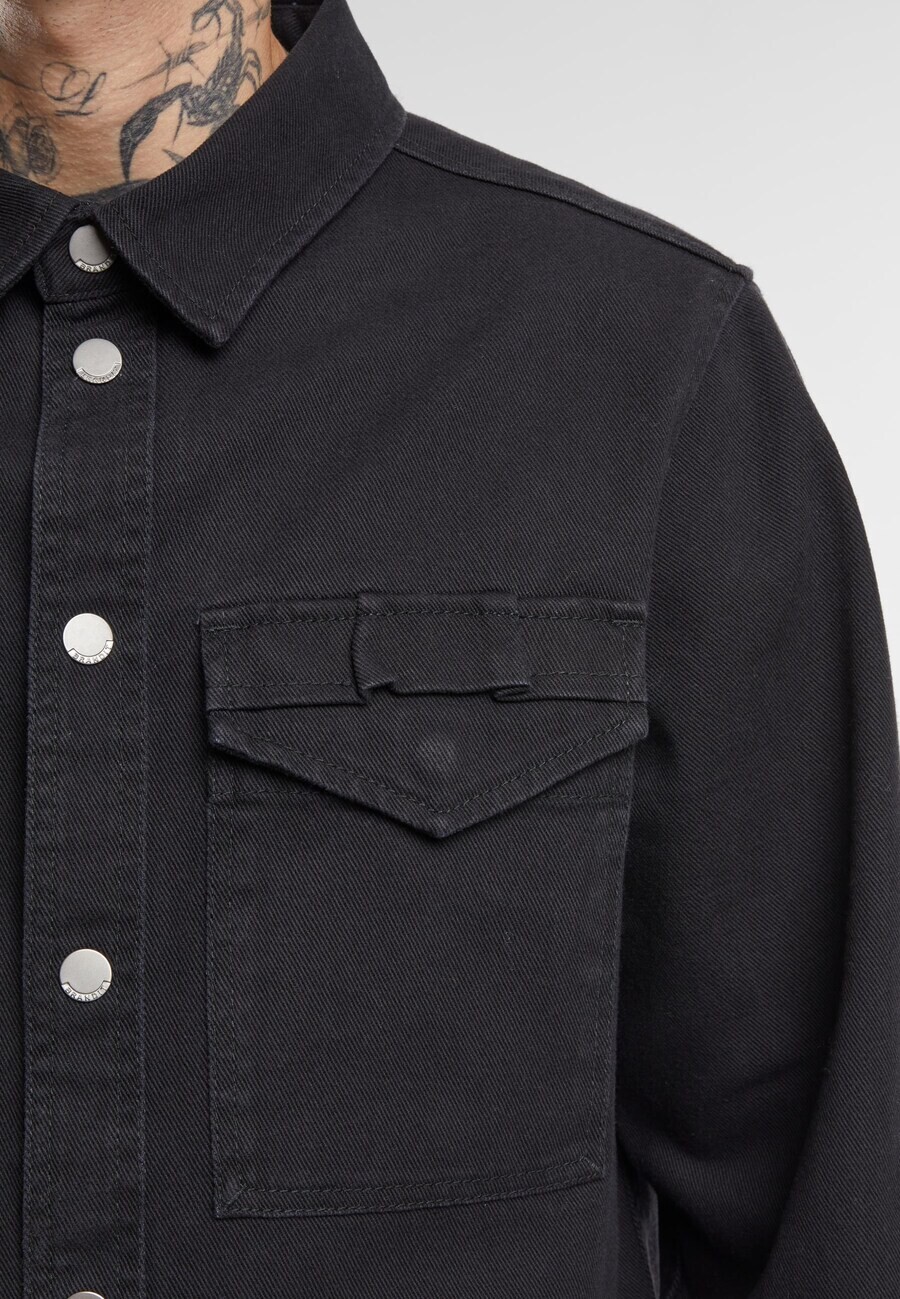Повседневная рубашка Brandit Comfort fit Button Up Shirt, черный — фото 4