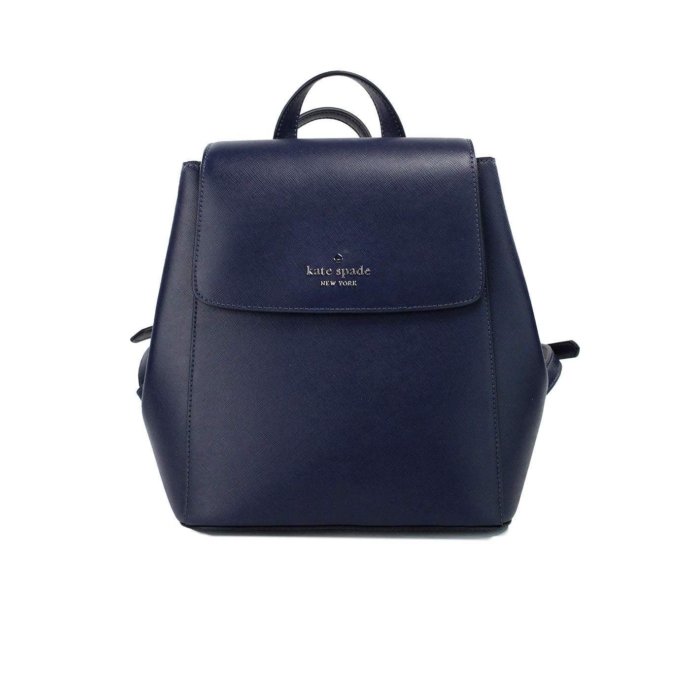

Сумка-рюкзак Madison Navy Saffiano Leather Medium Flap через плечо Kate Spade