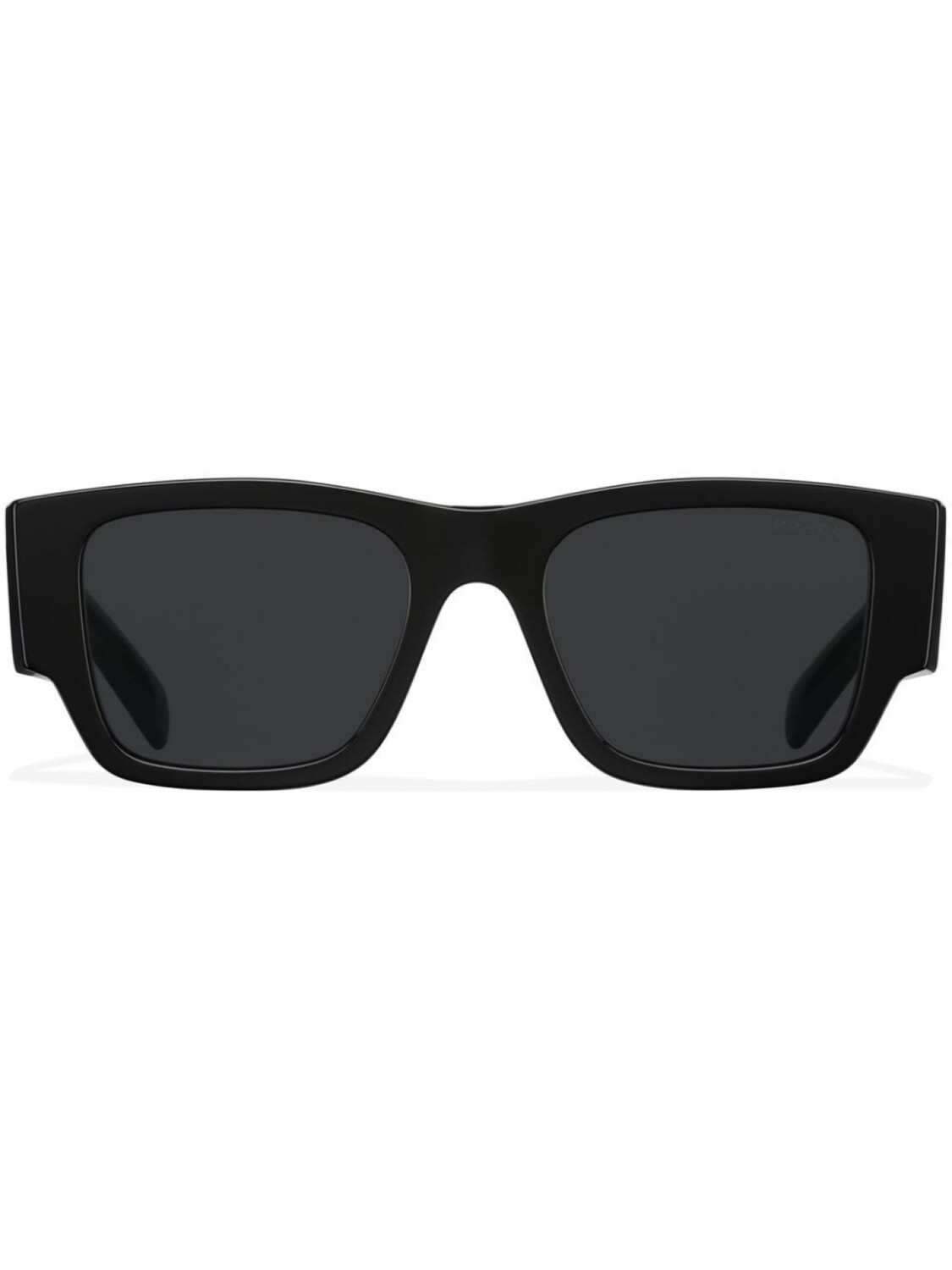 

Prada Eyewear солнцезащитные очки Symbole в квадратной оправе, черный