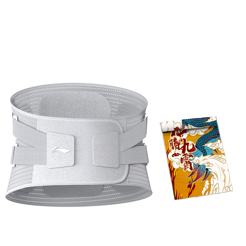 

Бандаж для спины polyester, nylon фитнес, бег взрослые защитный LINING, серый