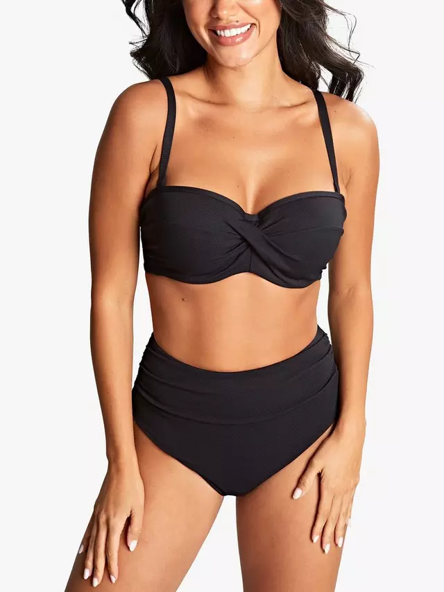 

Низ бикини Panache Spirit High Waist Brazilian Bikini, черный