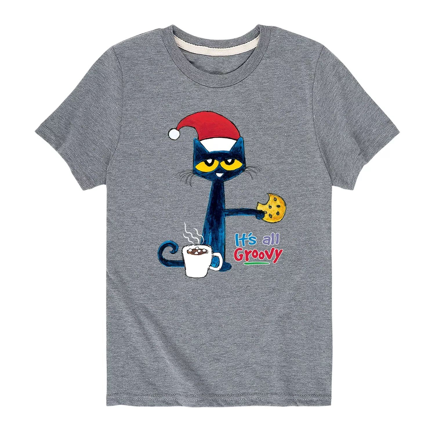 

Футболка Santa Groovy для мальчиков 8–20 лет с котом Питом Licensed Character