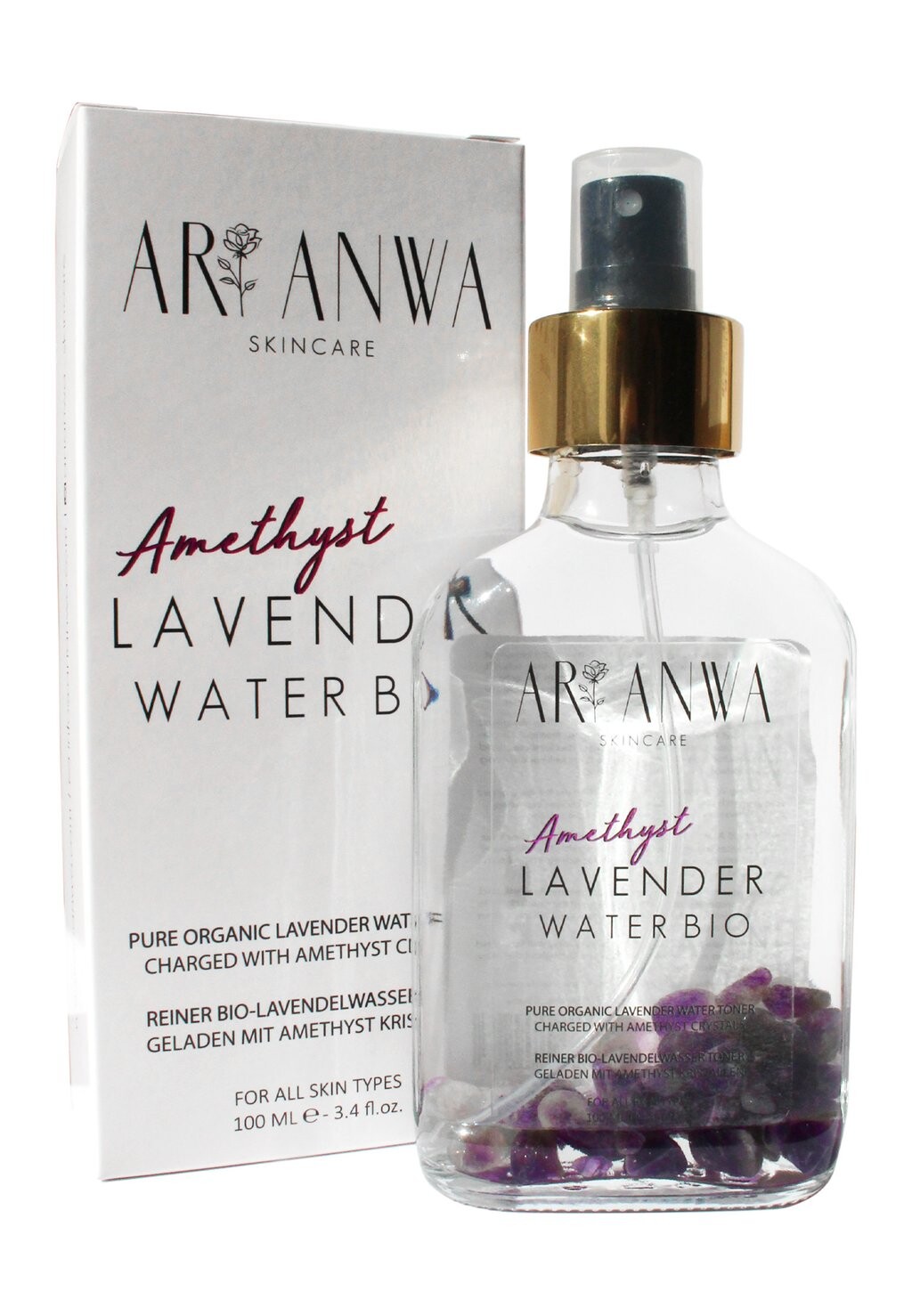 

Тоник для лица AMETHYST LAVENDELWASSER SPRAY Ari Anwa Skincare