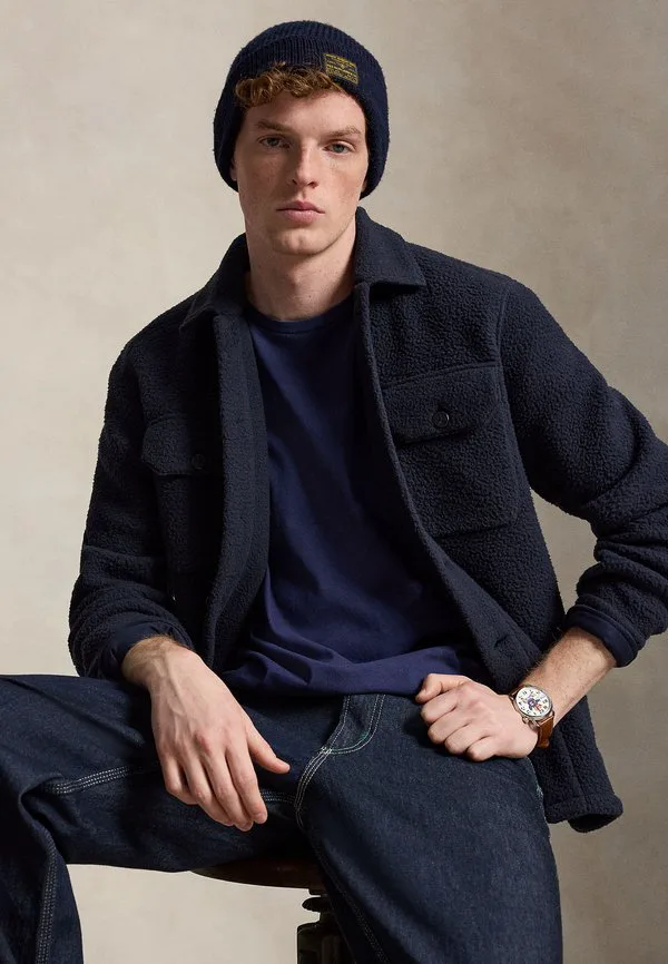 Стандартная футболка из хлопка и льна, базовая футболка Polo Ralph Lauren, Newport Navy — фото 4