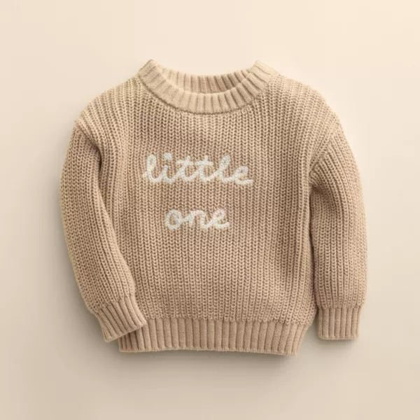 

Детский объемный вязаный свитер Little Co. By Lauren Conrad, цвет little one