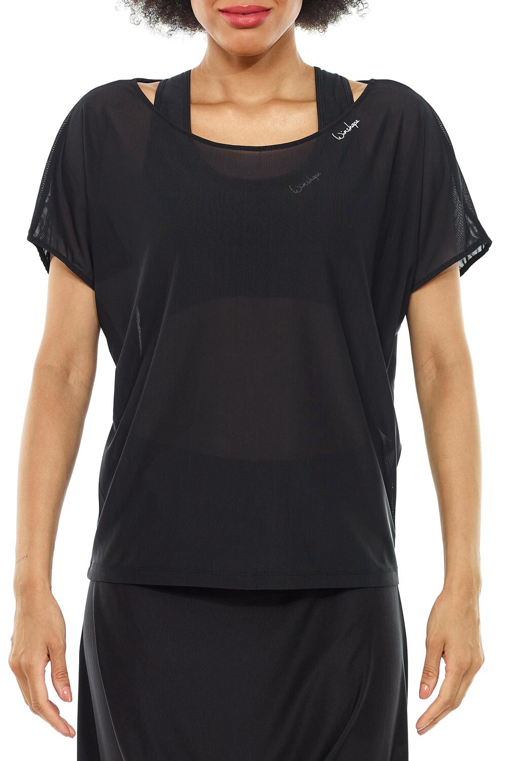 

Спортивная футболка Winshape Functional Mesh Dance Top DT105, цвет schwarz/mesh