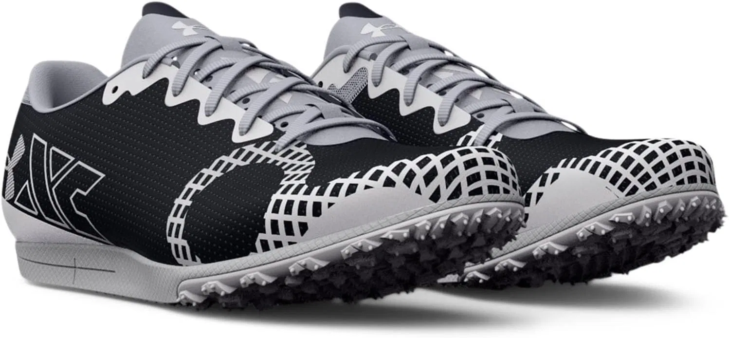 Кроссовки Under Armour Brigade XC 2 Spikeless для бега, унисекс, для взрослых, черные 001 — фото 4