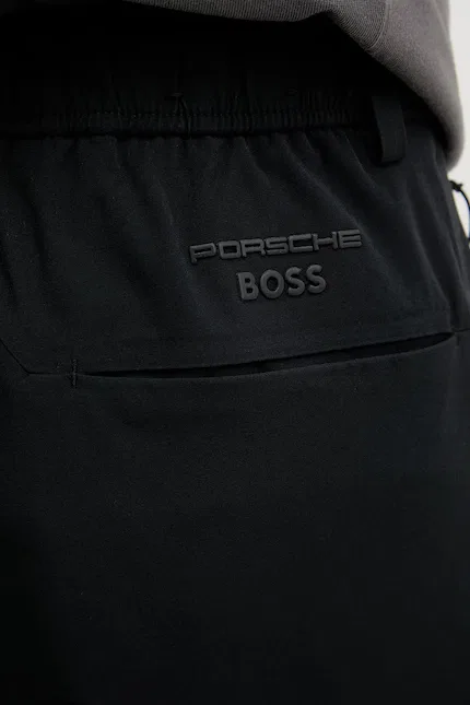 Штаны slim fit BOSS X PORSCHE BOSS Green, черный — фото 4